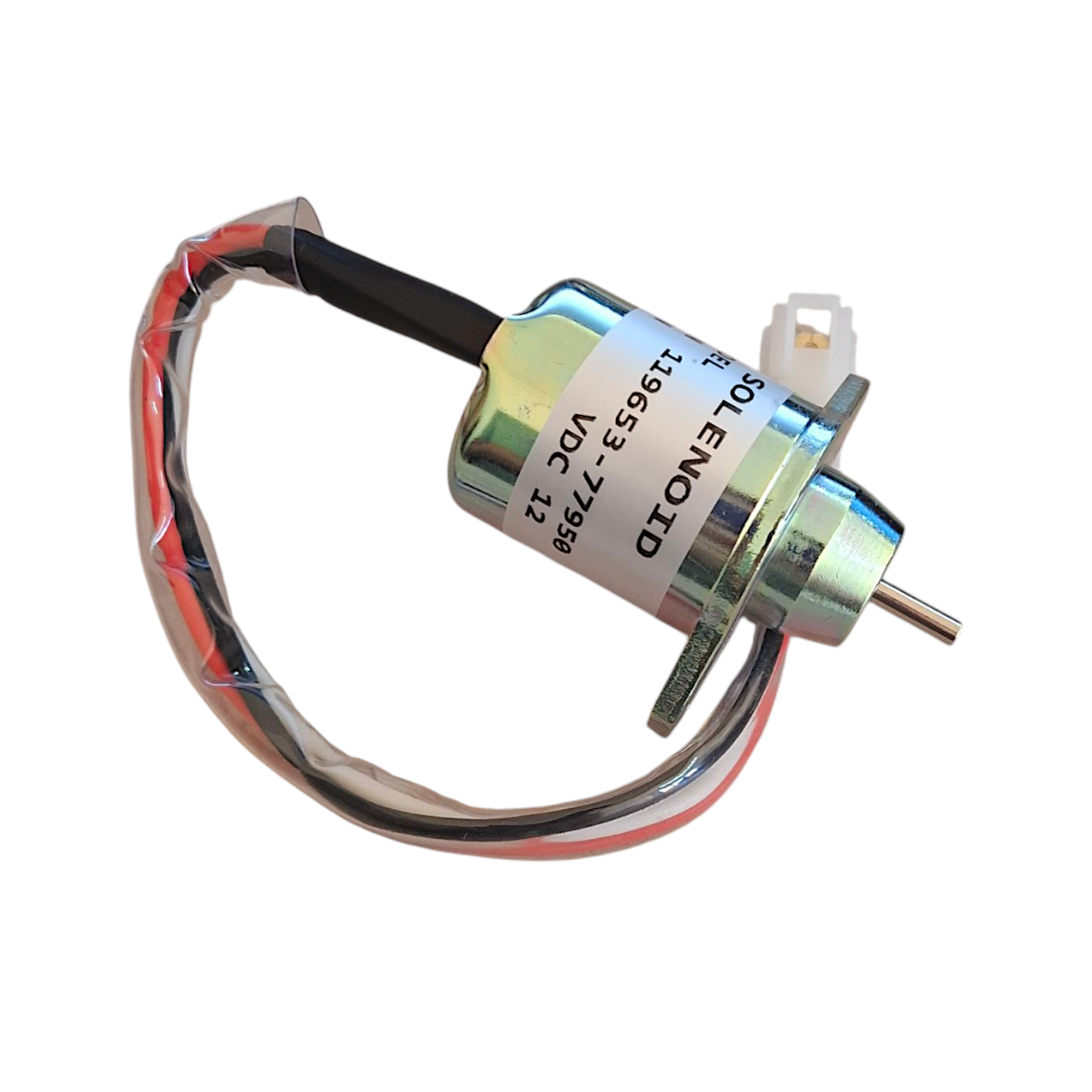 VÁLVULA SOLENOIDE DE PARADA MOTOR YANMAR 12V 119653-77950