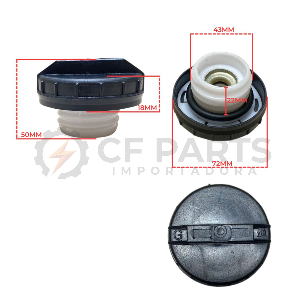 TAMPA TANQUE COMBUSTÍVEL TCM GOODSENSE PARA EMPILHADEIRAS 1.8-10T