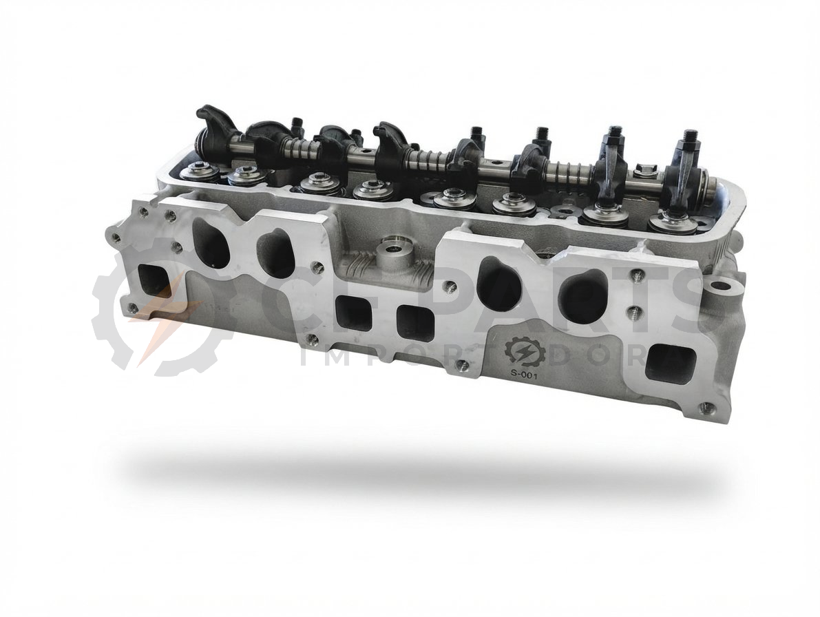 CABEÇOTE COMPLETO MOTOR NISSAN K15/K21/K25 COM BALANCEIRO E VÁLVULAS