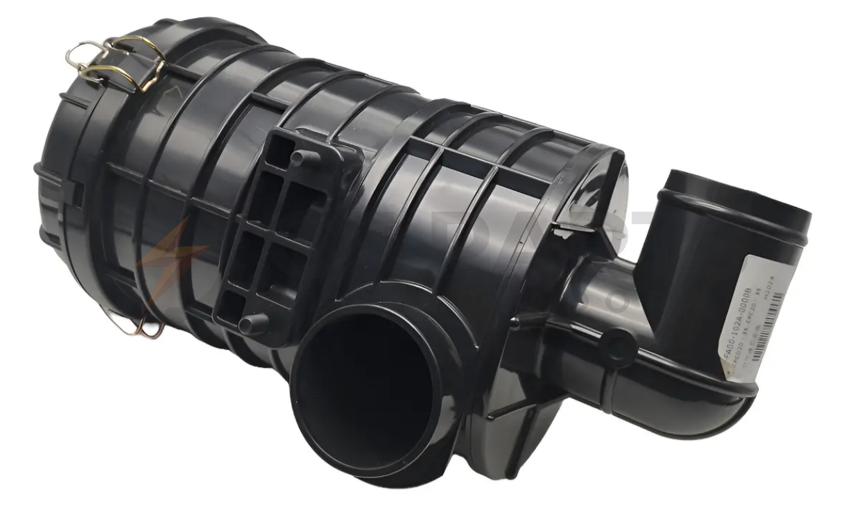 CARCAÇA FILTRO DE AR COMPLETA 60X63MM BOCA HELI/WECAN/BAOLI/JAC/HUAHE 2.0-3.5T