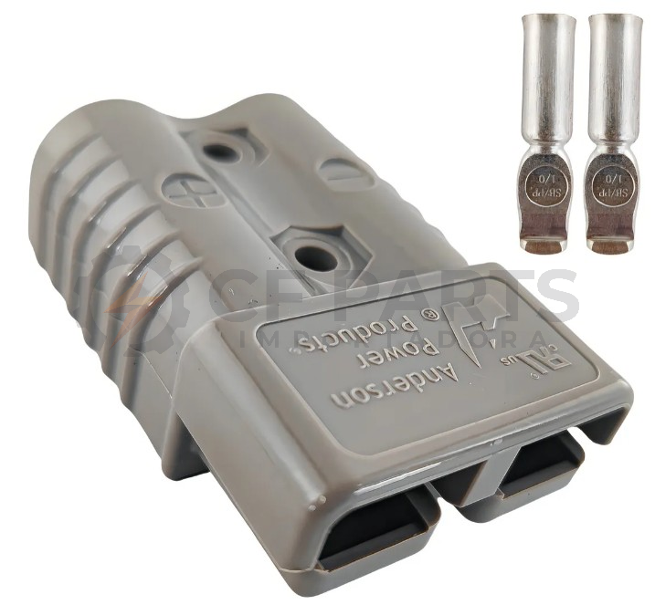 CONECTOR DE BATERIA ANDERSON SB50/600V-50AH PARA EMPILHADEIRAS ELÉTRICAS