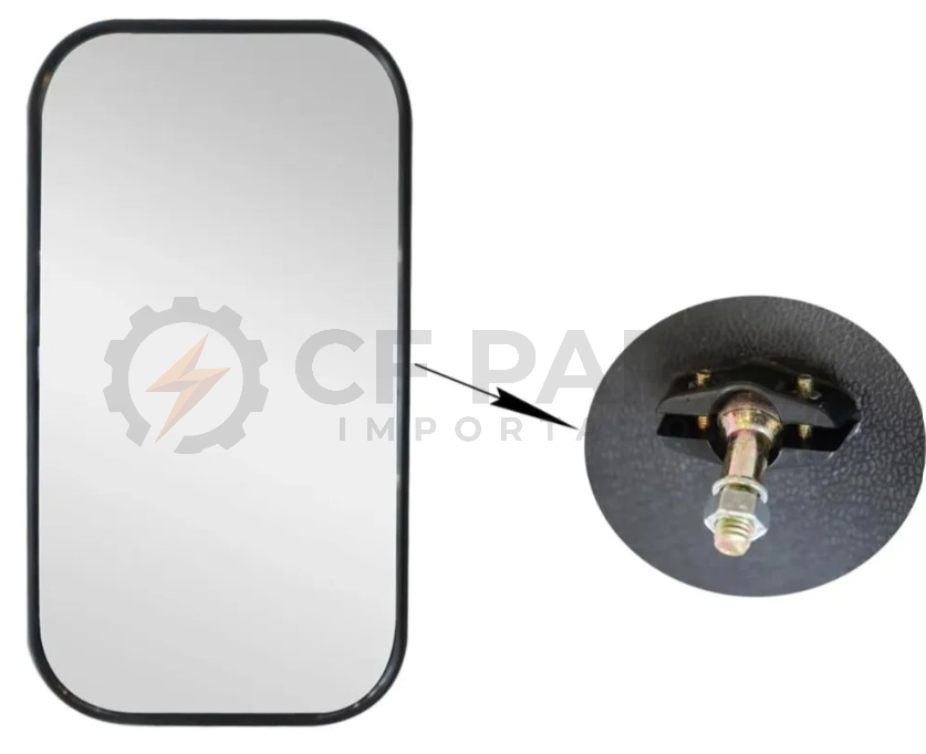 ESPELHO RETROVISOR TOYOTA 7/8FG (125X10)