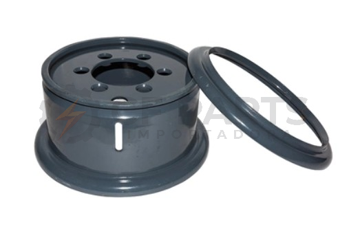 ARO RODA DIANTEIRA 15 POLEGADAS 6 FUROS 32MM 28.9X15 COM FRISO HELI 24454-40222G PARA EMPILHADEIRAS HELI/HUAHE/WECAN/GOODSENSE 3.0-3.5T