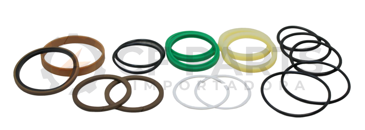 KIT REPARO PISTÃO CILINDRO DIREÇÃO 50MM PARA EMPILHADEIRAS HELI/WECAN/MAXIMAL/LONKING/GOODSENSE 2.0-3.5T (G27Z4-30601XLB/H24C4-50402XLB)
