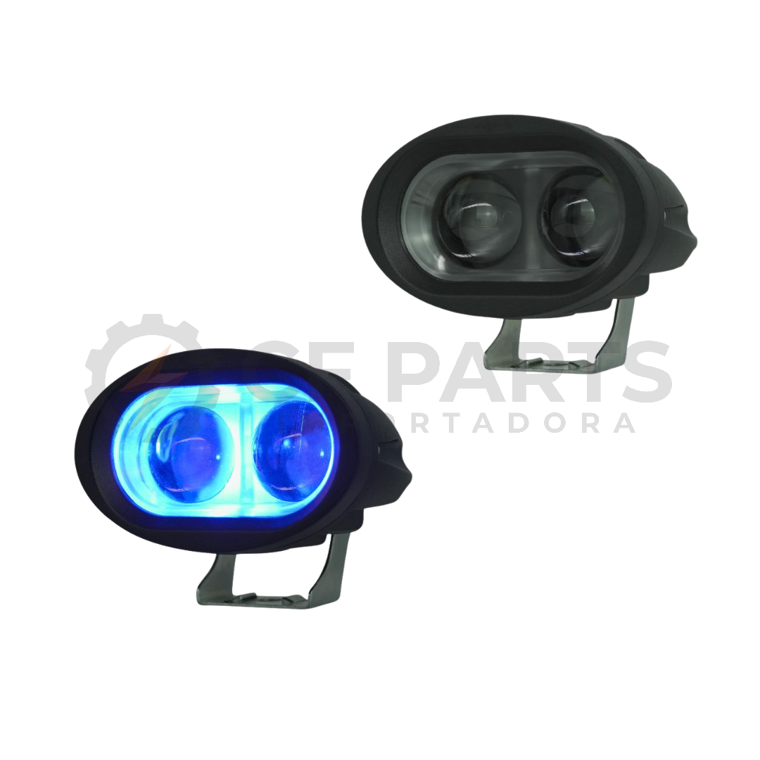 BLUE SPOT LED 20W/10-80V PARA SEGURANÇA EM EMPILHADEIRAS